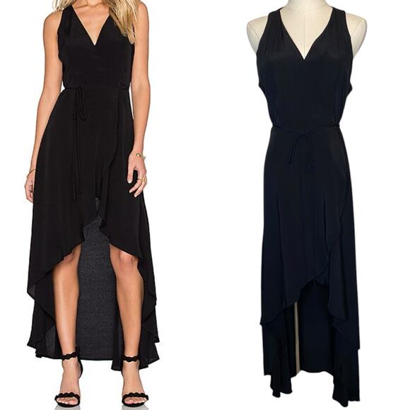 Privacy Please Dresses & Skirts - Privacy Please Essex Wrap Dress Black Osiris, size Small